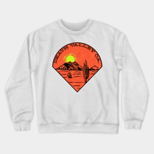 Death Valley California Mountains Cactus National Park Crewneck Sweatshirt